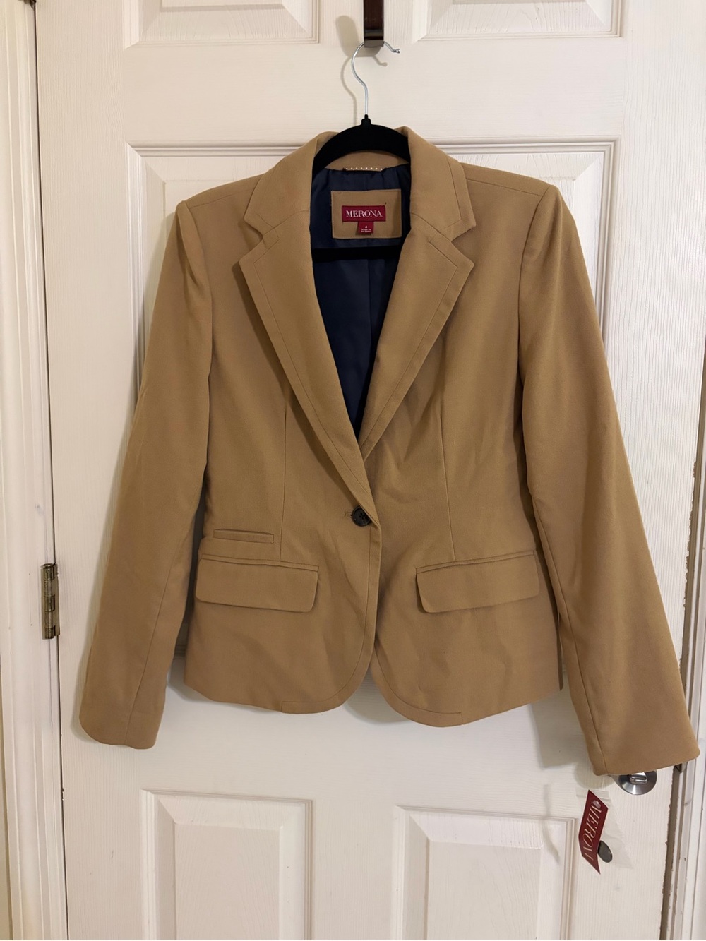 Merona Tan Single-Button Women's Blazer